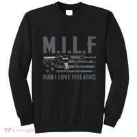 M.I.L.F Man I Love Firearms Funny Rifle Pro Gun Sweatshirt thumb 0