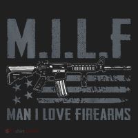 M.I.L.F Man I Love Firearms Funny Rifle Pro Gun Hat thumb 2