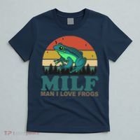 MILF Man I Love Frogs Funny Saying Frog Amphibian Lovers T-Shirt thumb 5
