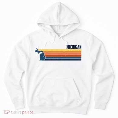 Retro Vintage Michigan Hoodie