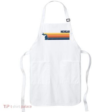 Retro Vintage Michigan Apron