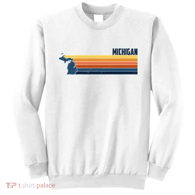 Retro Vintage Michigan Sweatshirt