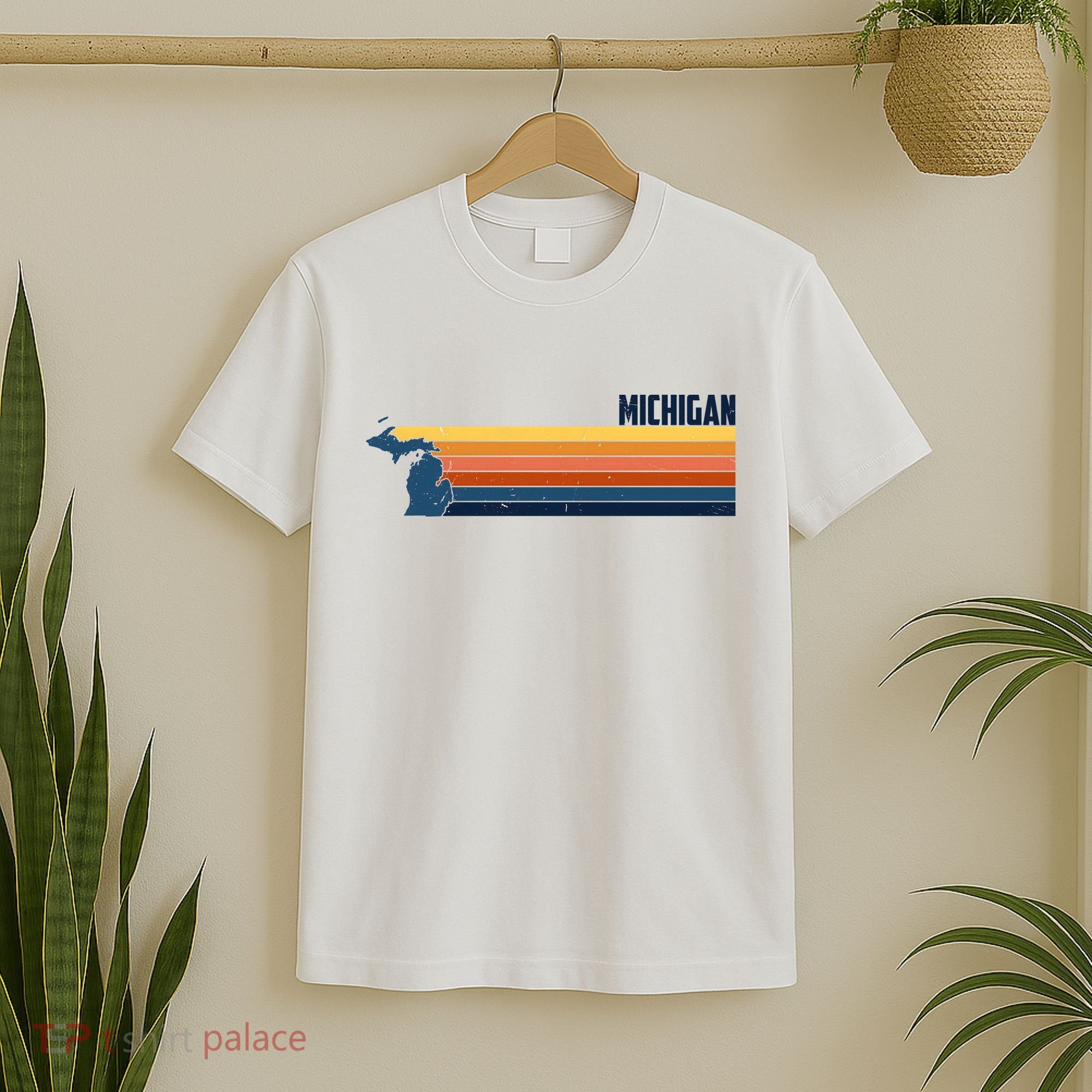 Retro Vintage Michigan T-Shirt