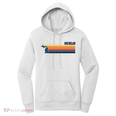 Retro Vintage Michigan Women's Hoodie