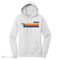 Retro Vintage Michigan Women's Hoodie thumb 0