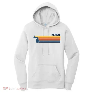 Retro Vintage Michigan Women's Hoodie