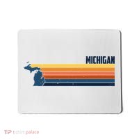 Retro Vintage Michigan Mousepad thumb 0