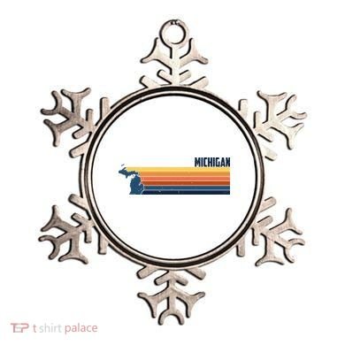 Retro Vintage Michigan Ornament