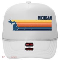 Retro Vintage Michigan Hat thumb 0