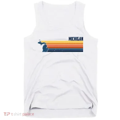 Retro Vintage Michigan Tank Top