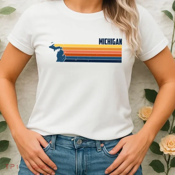 Retro Vintage Michigan Women's T-Shirt