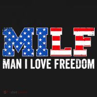 MILF Man I Love Freedom Funny Patriotic American 4th Of July Women's Tank Top thumb 5