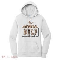 MILF Man I Love Fall Cheetah Pumpkin Cute Women's Hoodie thumb 0