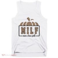 MILF Man I Love Fall Cheetah Pumpkin Cute Tank Top thumb 0