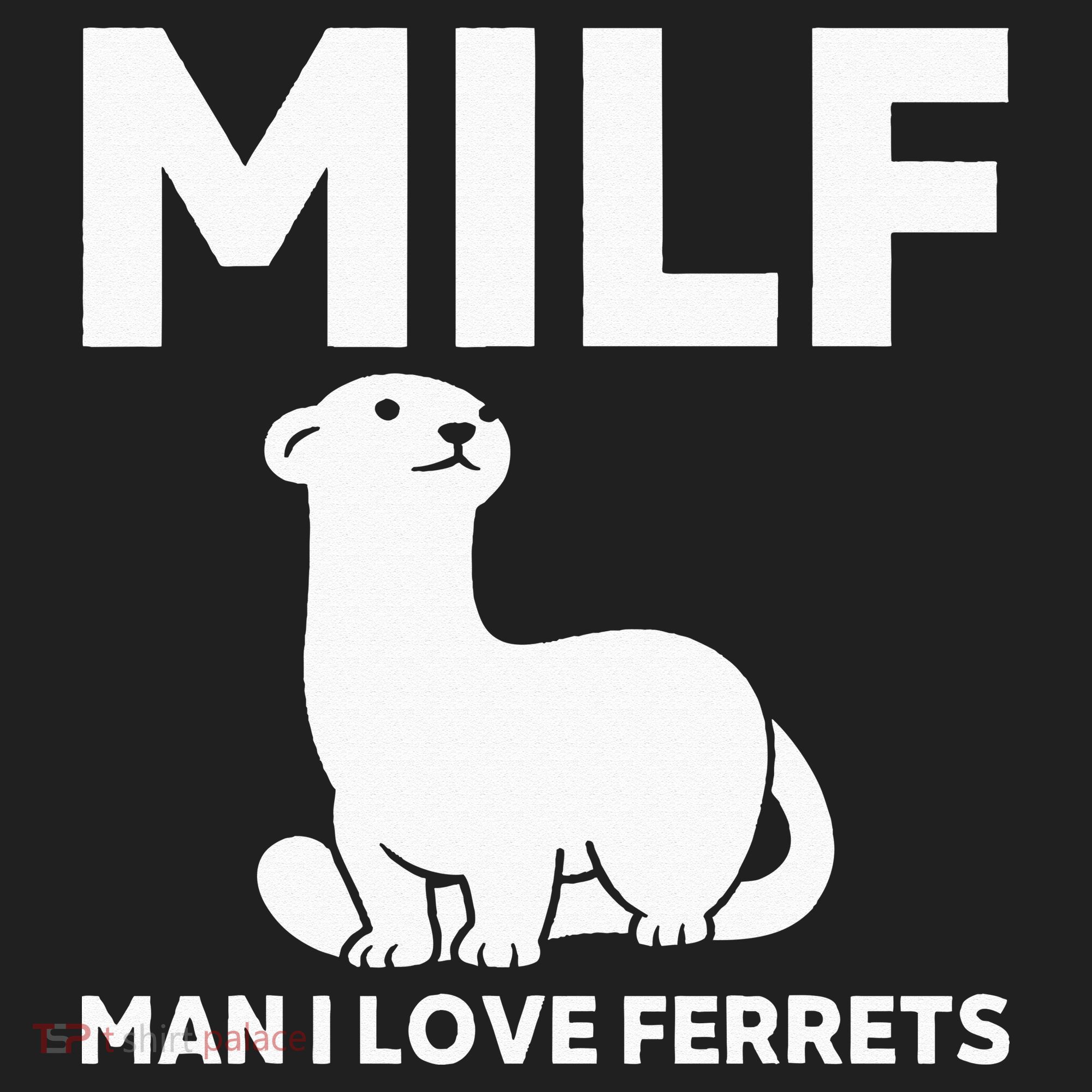 MILF Man I Love Ferrets Funny Ferret Beanie