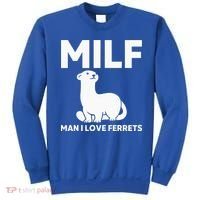 MILF Man I Love Ferrets Funny Ferret Sweatshirt thumb 0