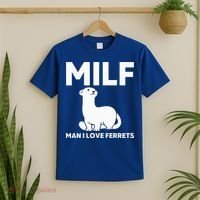 MILF Man I Love Ferrets Funny Ferret T-Shirt thumb 2