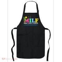 MILF Man I Love Florida Beach Summer Vacation Palm Tree Apron thumb 0