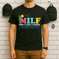 MILF Man I Love Florida Beach Summer Vacation Palm Tree T-Shirt thumb 6