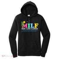 MILF Man I Love Florida Beach Summer Vacation Palm Tree Women's Hoodie thumb 0