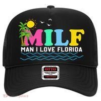 MILF Man I Love Florida Beach Summer Vacation Palm Tree Hat thumb 0
