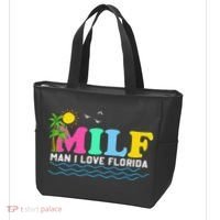 MILF Man I Love Florida Beach Summer Vacation Palm Tree Tote Bag thumb 3