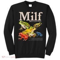 Milf Man I Love Frogs Adult Humor Saying Sweatshirt thumb 0