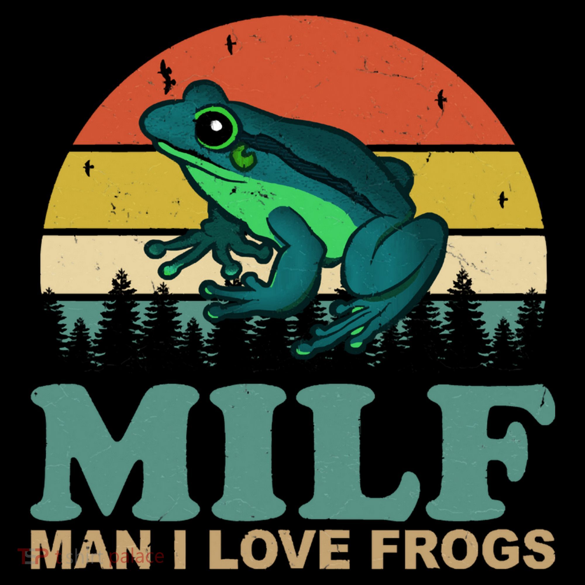 Milf Man I Love Frogs Funny Amphibian Lovers Coffee Mug