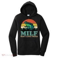 Milf Man I Love Frogs Funny Amphibian Lovers Women's Hoodie thumb 0