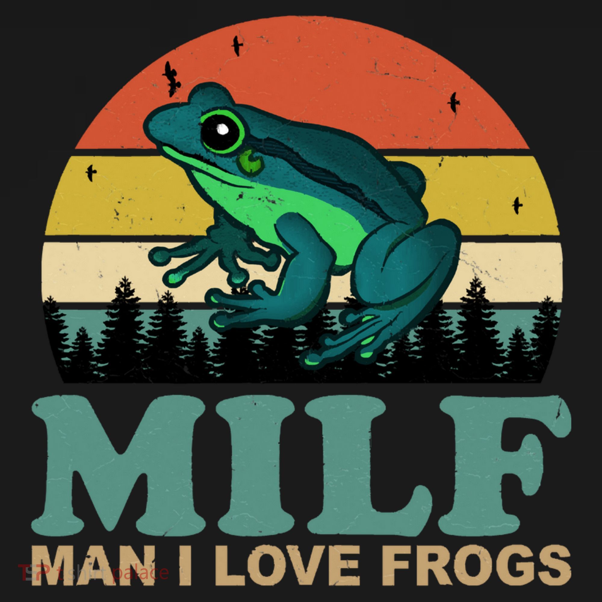 Milf Man I Love Frogs Funny Amphibian Lovers Women's Hoodie