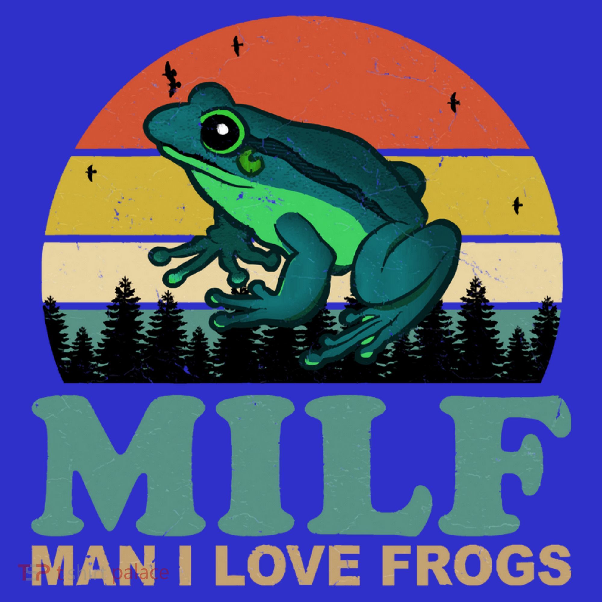 Milf Man I Love Frogs Funny Amphibian Lovers Coaster