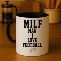 MILF Man I Love Football Funny Coffee Mug thumb 4