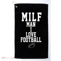 MILF Man I Love Football Funny Golf Towel thumb 0