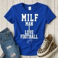 MILF Man I Love Football Funny Women's T-Shirt thumb 3