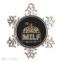 MILF Man I Love Fall Leopard Pumpkin Funny Ornament thumb 0