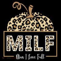 MILF Man I Love Fall Leopard Pumpkin Funny Women's Tank Top thumb 5