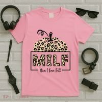 MILF Man I Love Fall Leopard Pumpkin Funny T-Shirt thumb 5