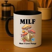 Milf Man I Love Fungi Funny Coffee Mug thumb 4