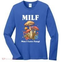 Milf Man I Love Fungi Funny Women's Long Sleeve Shirt thumb 0