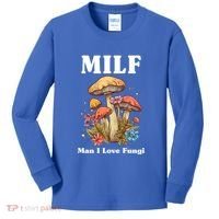 Milf Man I Love Fungi Funny Kids Long Sleeve Shirt thumb 0