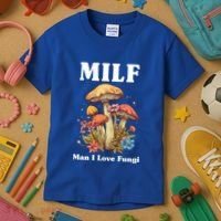 Milf Man I Love Fungi Funny Kids T-Shirt thumb 3