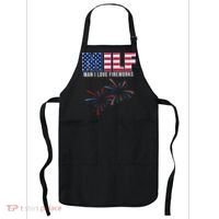 MILF Man I Love Fireworks Funny 4th Of July Apron thumb 0