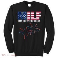 MILF Man I Love Fireworks Funny 4th Of July Sweatshirt thumb 0