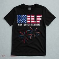 MILF Man I Love Fireworks Funny 4th Of July T-Shirt thumb 5