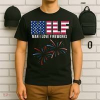 MILF Man I Love Fireworks Funny 4th Of July T-Shirt thumb 6