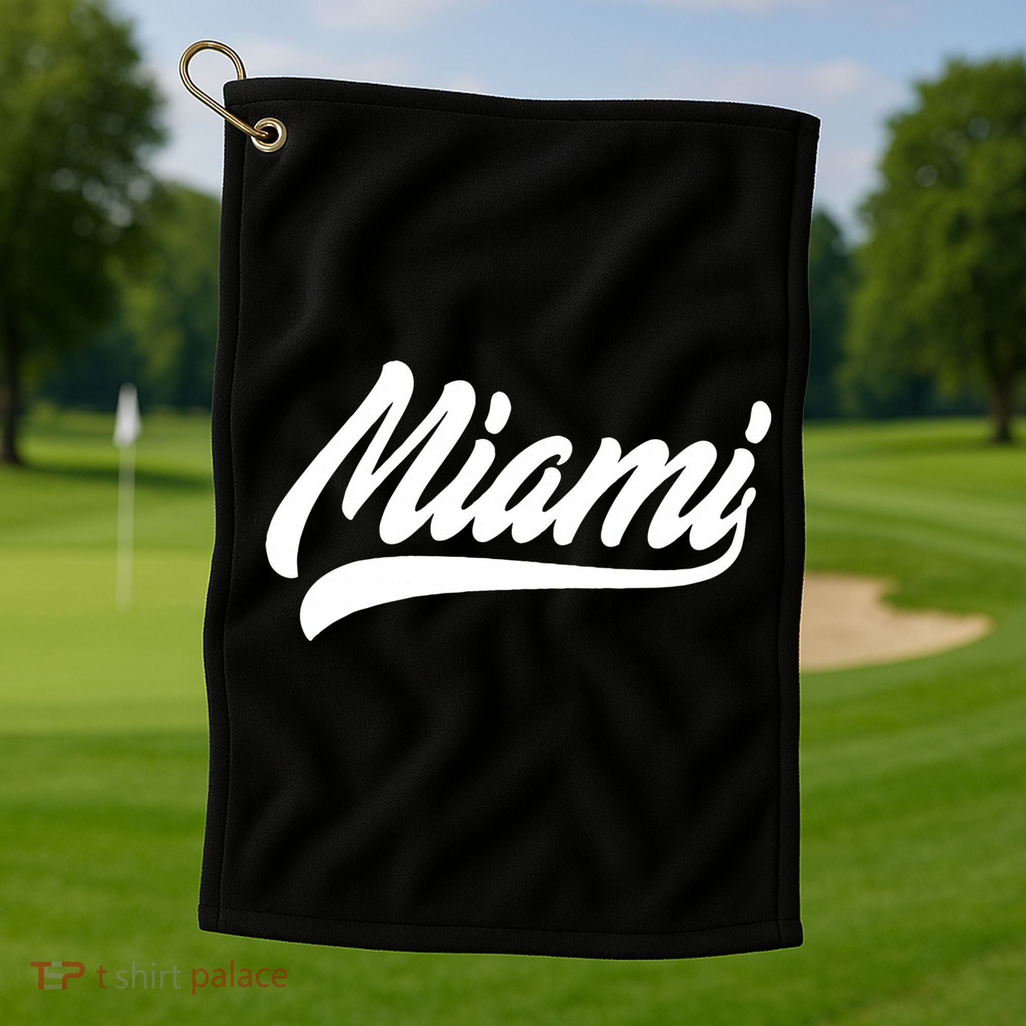 Miami Golf Towel