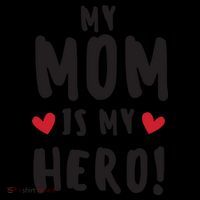 My Mom Is My Hero Toddler Hoodie thumb 2