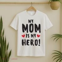 My Mom Is My Hero T-Shirt thumb 2