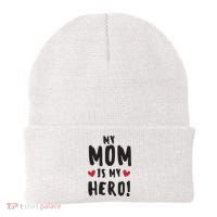 My Mom Is My Hero Beanie thumb 0