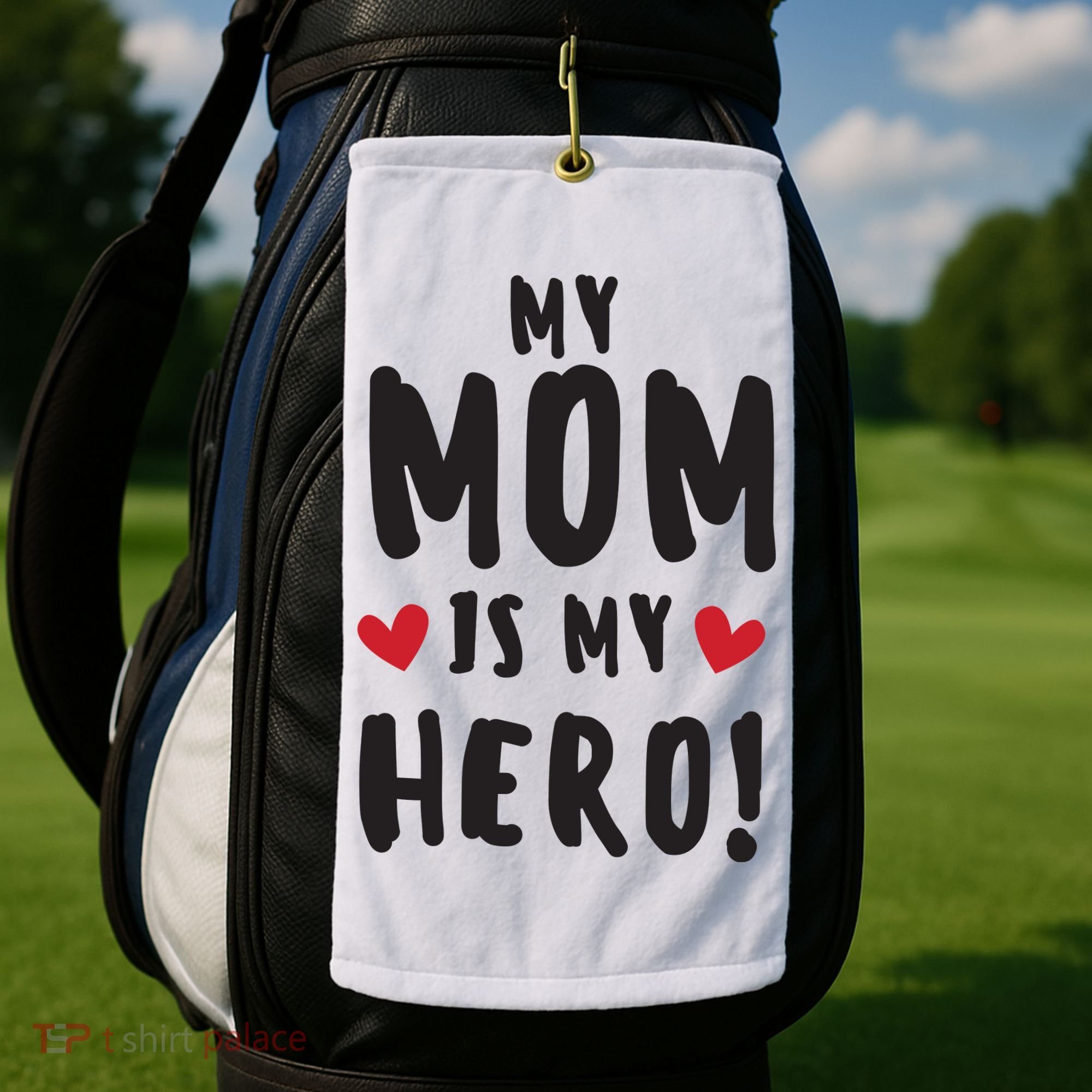 My Mom Is My Hero Golf Towel